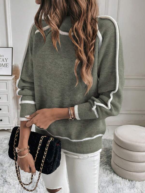 Elegant Warm Lined Women's Sweater with Soft Cozy Interior for Versatile Styling 4