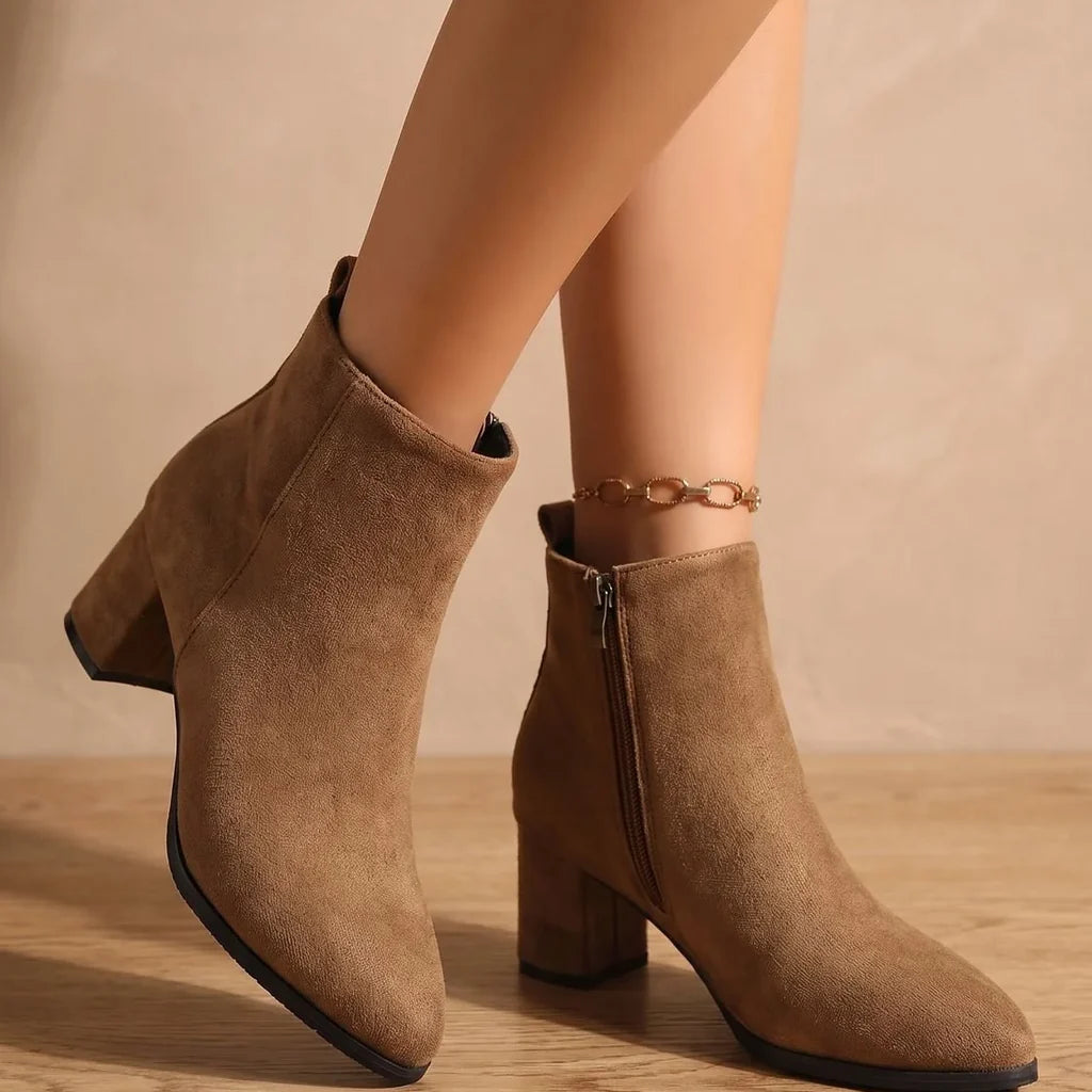 Elisabeth women's suede ankle boots