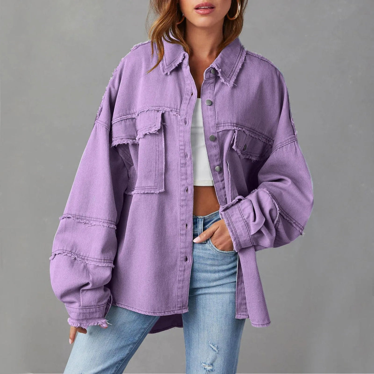 Ella - Stylish Denim Jacket with Classic Silhouette and Modern Details 8