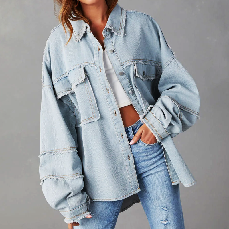 Ella - Stylish Denim Jacket with Classic Silhouette and Modern Details 9