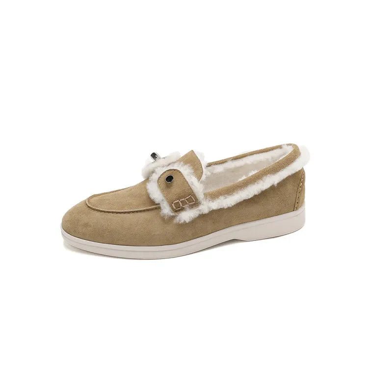 Elliora - Orthopedic Loafers With Cushioned Wool Lining & Lightweight Heel 0