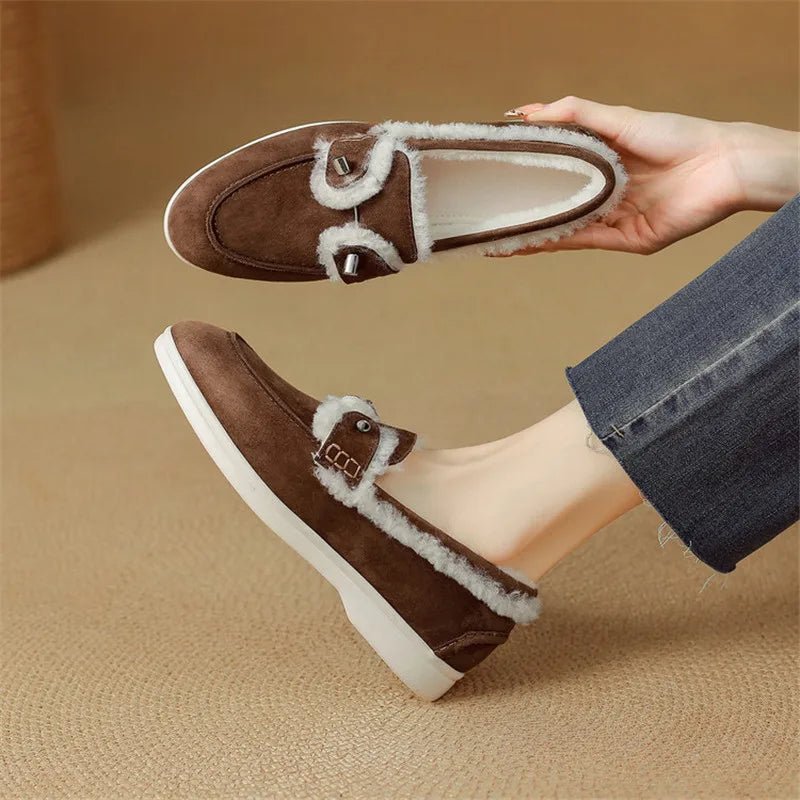 Elliora - Orthopedic Loafers With Cushioned Wool Lining & Lightweight Heel 3