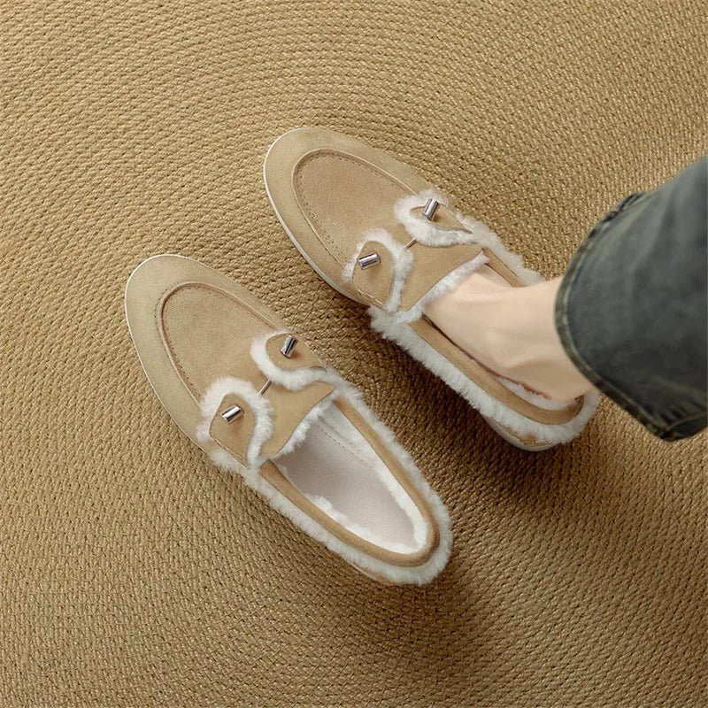 Elliora - Orthopedic Loafers With Cushioned Wool Lining & Lightweight Heel 4