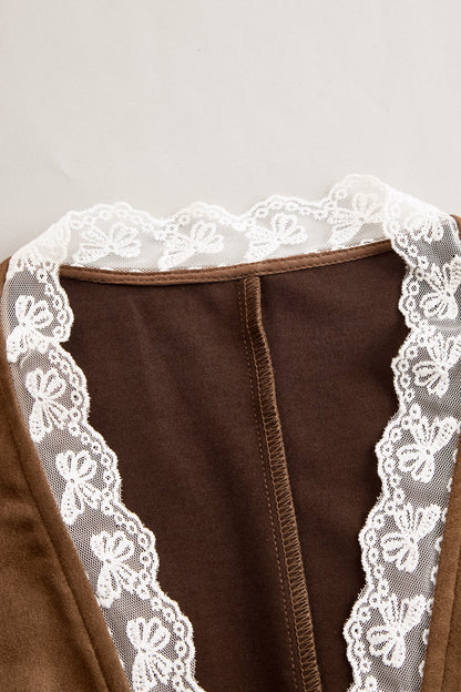 Elowen - Western Lace Long Sleeve Blouse with Elegant Detailing 5