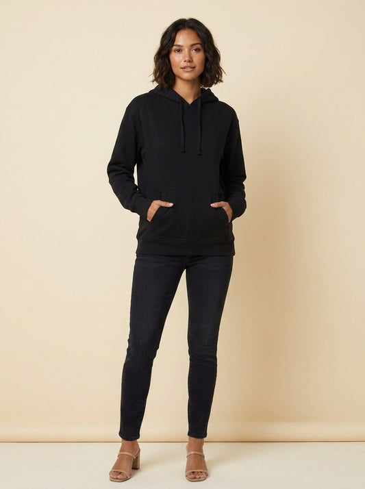 Elysian Basic Hoodie - Soft Polyester Classic Pullover, Unisex Fit, Sizes S-3XL 0