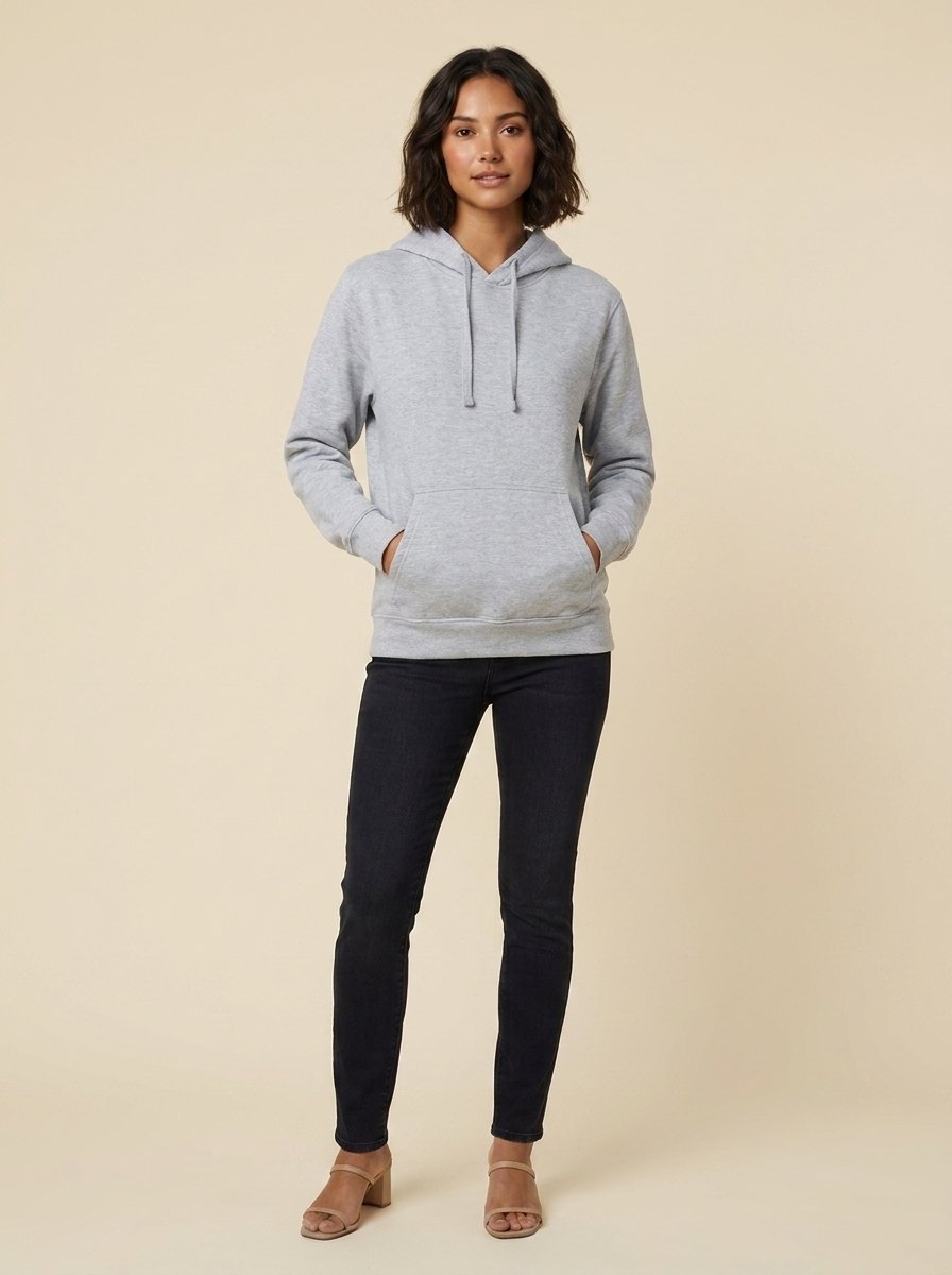Elysian Basic Hoodie - Soft Polyester Classic Pullover, Unisex Fit, Sizes S-3XL 3