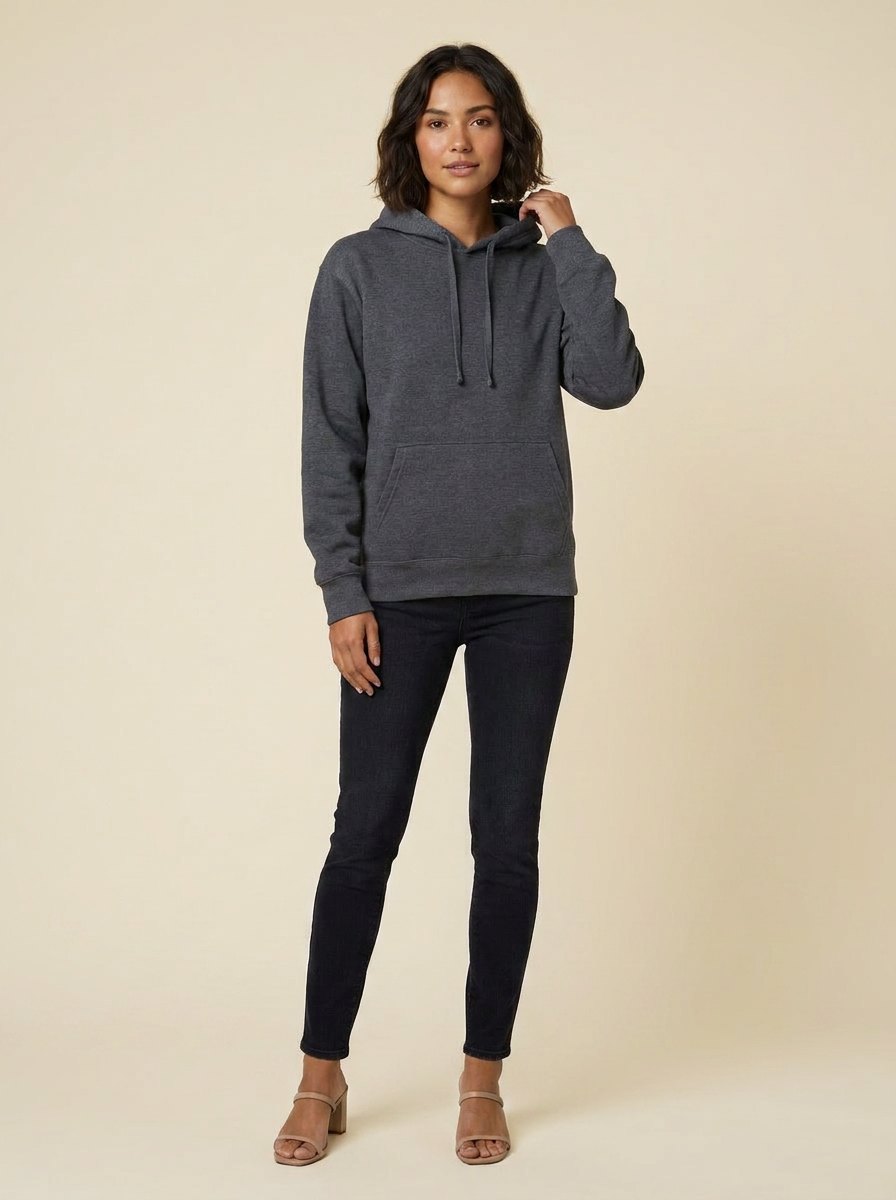 Elysian Basic Hoodie - Soft Polyester Classic Pullover, Unisex Fit, Sizes S-3XL 4