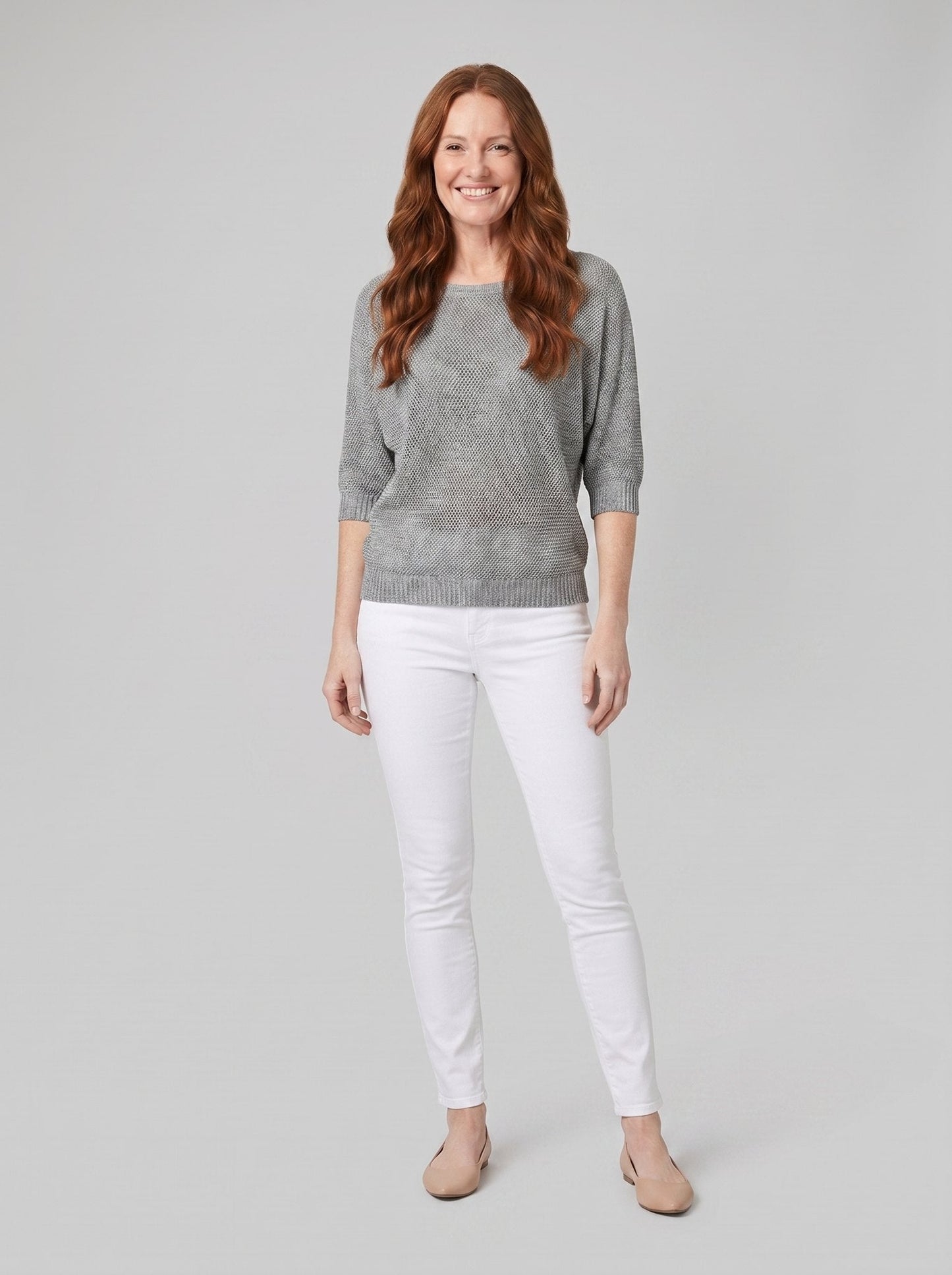 Elysian Spring - Lightweight Knit Women's Sweater with Relaxed Fit & Breathable Design 0