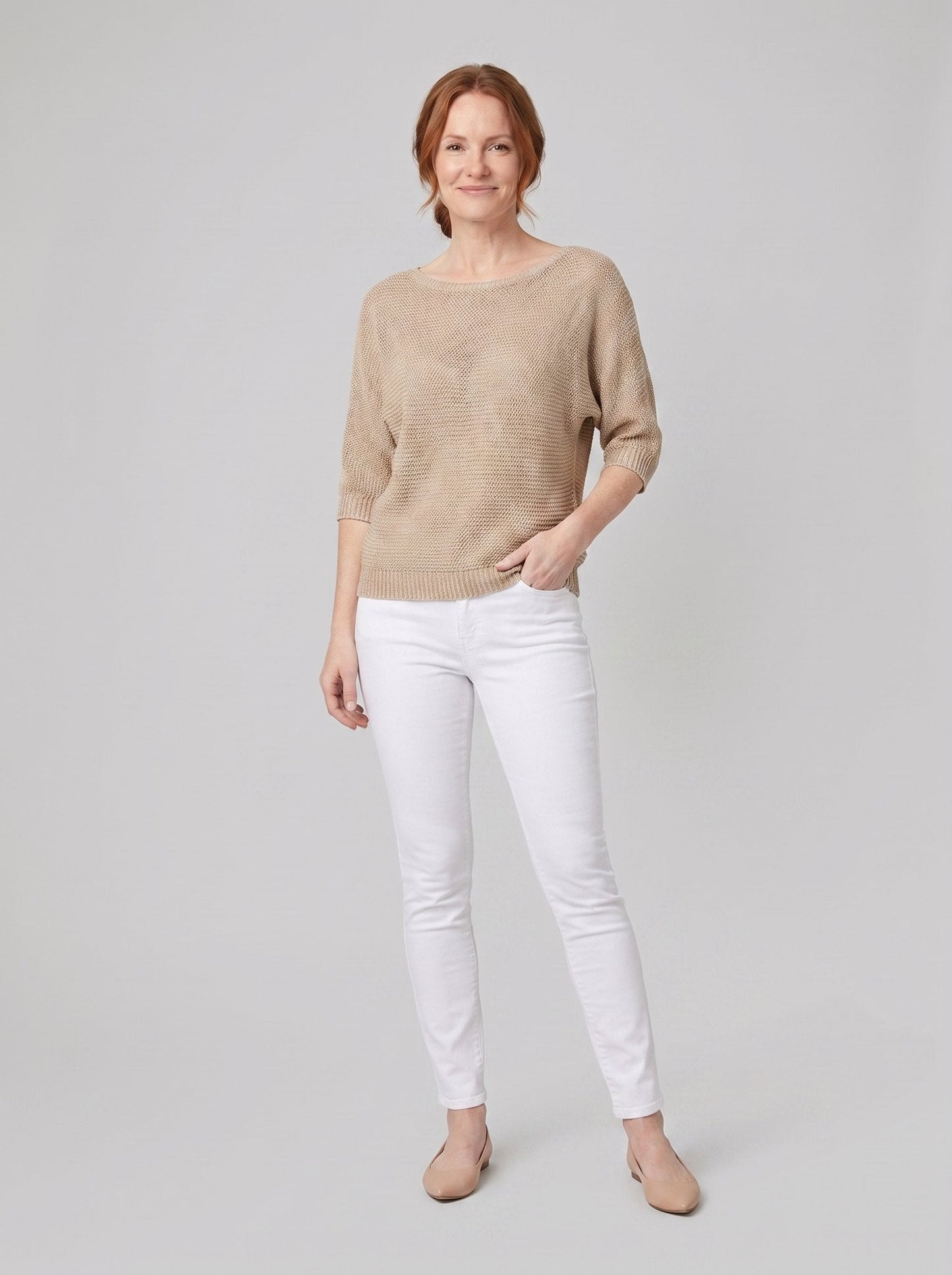 Elysian Spring - Lightweight Knit Women's Sweater with Relaxed Fit & Breathable Design 2