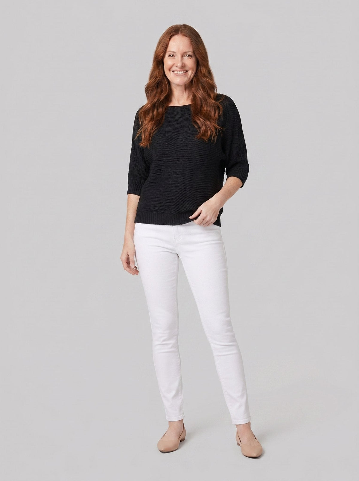 Elysian Spring - Lightweight Knit Women's Sweater with Relaxed Fit & Breathable Design 3