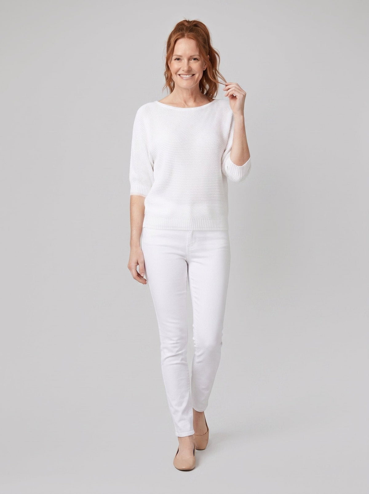 Elysian Spring - Lightweight Knit Women's Sweater with Relaxed Fit & Breathable Design 4