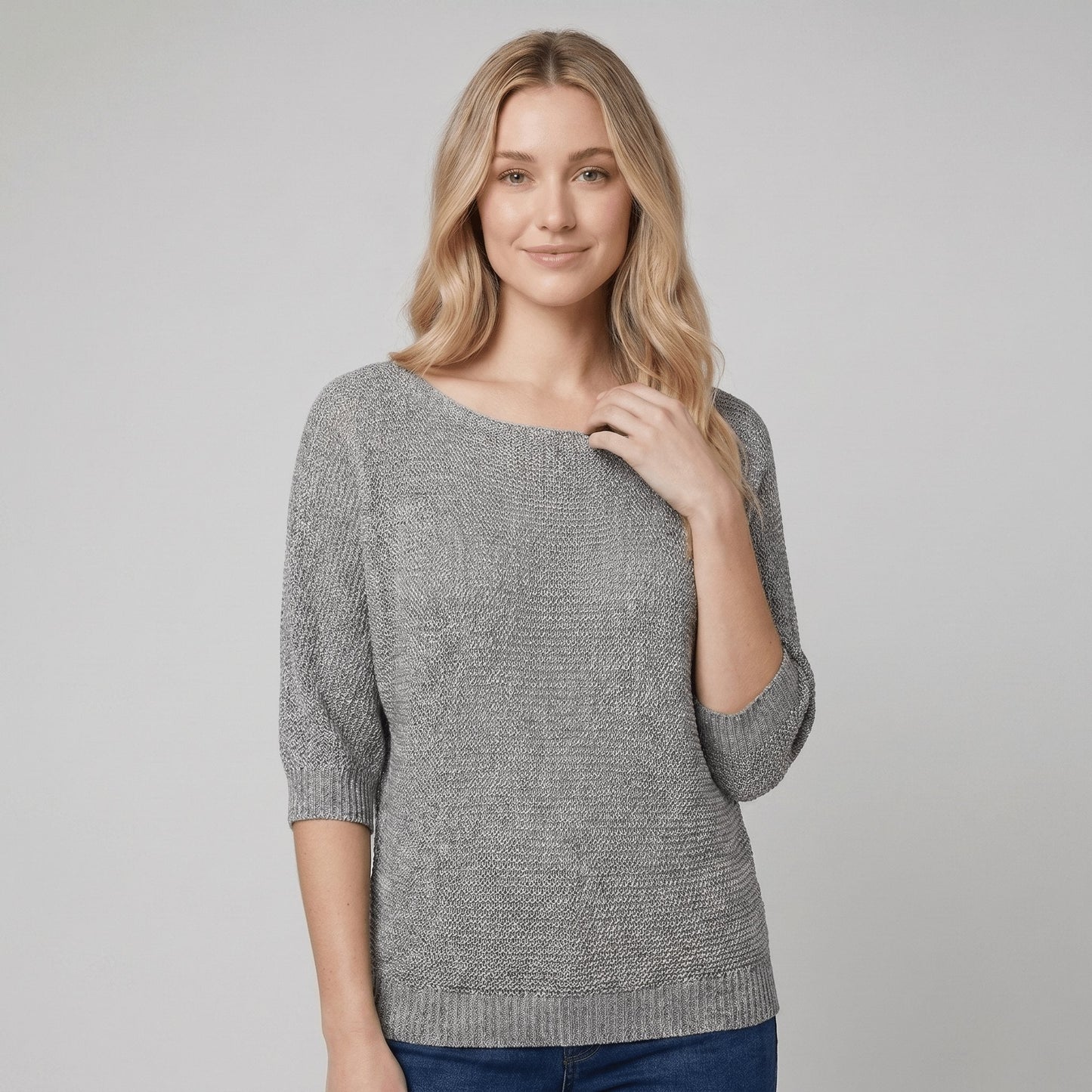 Elysian Spring - Lightweight Knit Women's Sweater with Relaxed Fit & Breathable Design 6