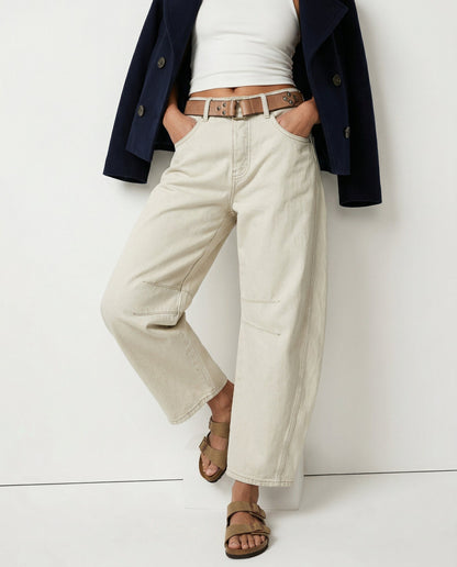 Everly Barrel-Leg Denims 11