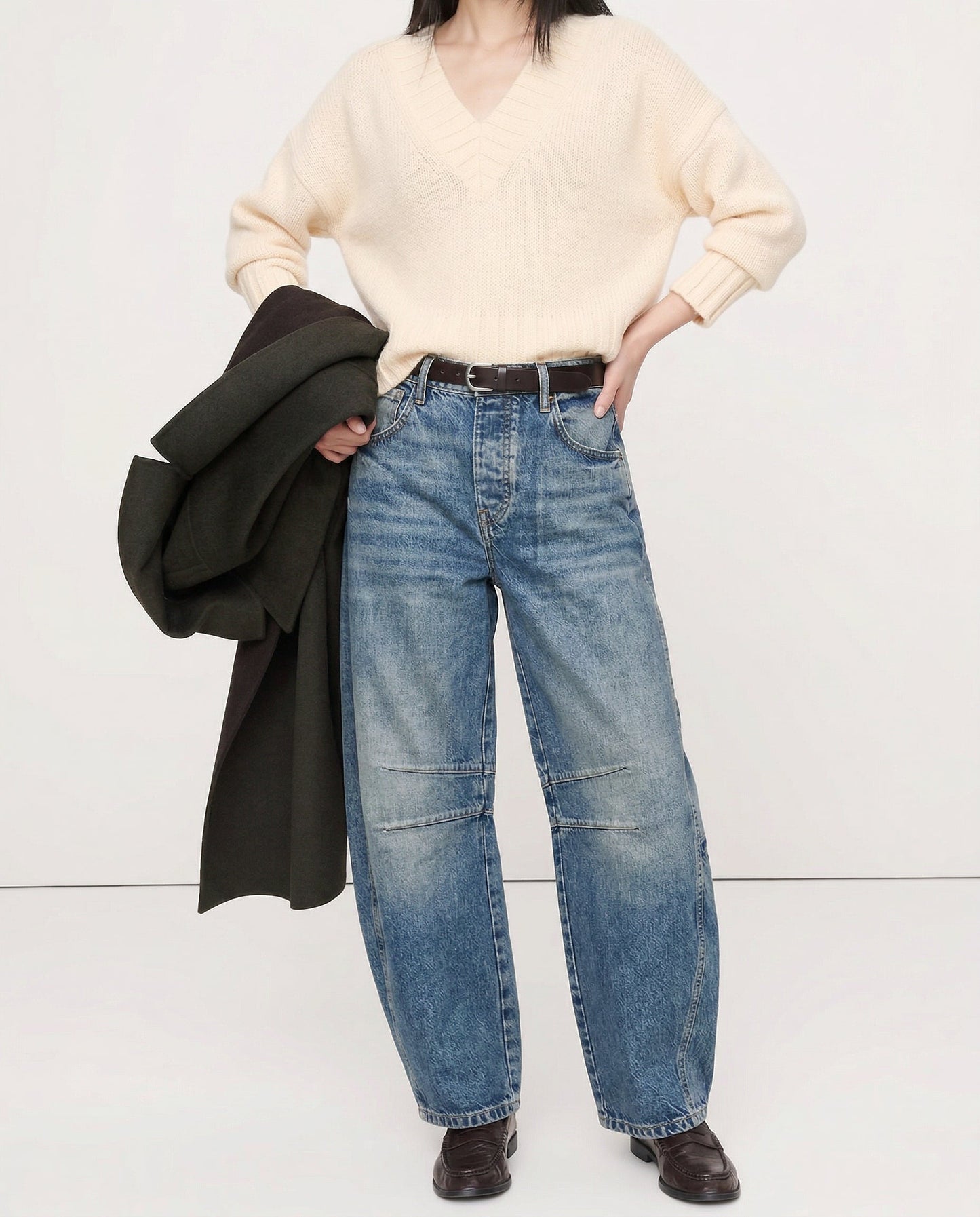 Everly Barrel-Leg Denims 12