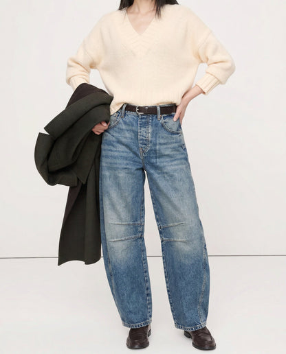 Everly Barrel-Leg Denims 12