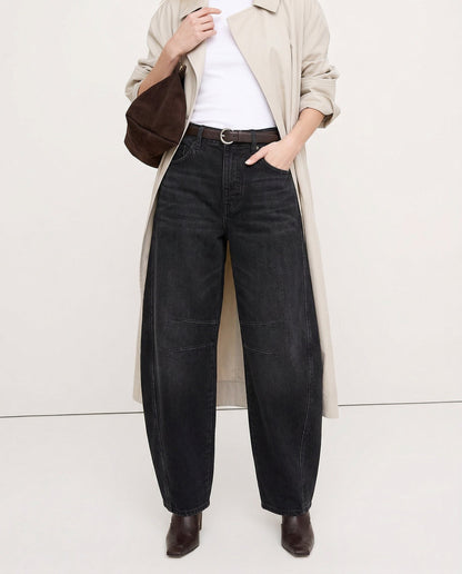 Everly Barrel-Leg Denims 6