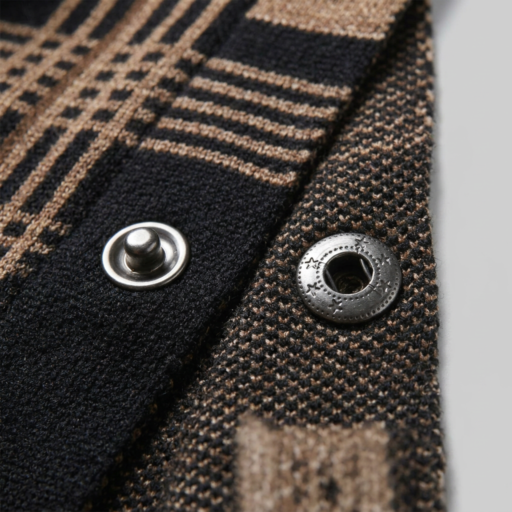 Fina Rayon Knit Cardigan Sweater with Tailored Fit and Classic Collar 5
