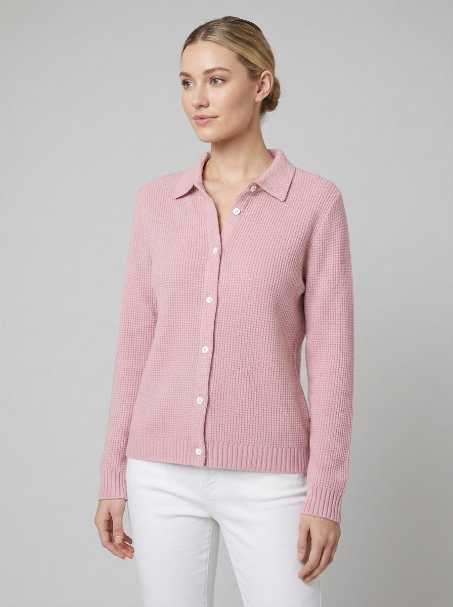 Fiora Long Cardigan Sweater - Soft Cotton Blend with Classic Button-Down Front 1