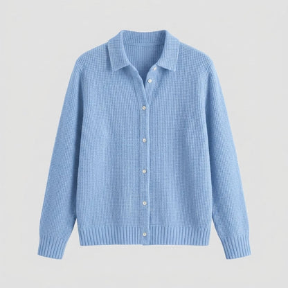 Fiora Long Cardigan Sweater - Soft Cotton Blend with Classic Button-Down Front 5