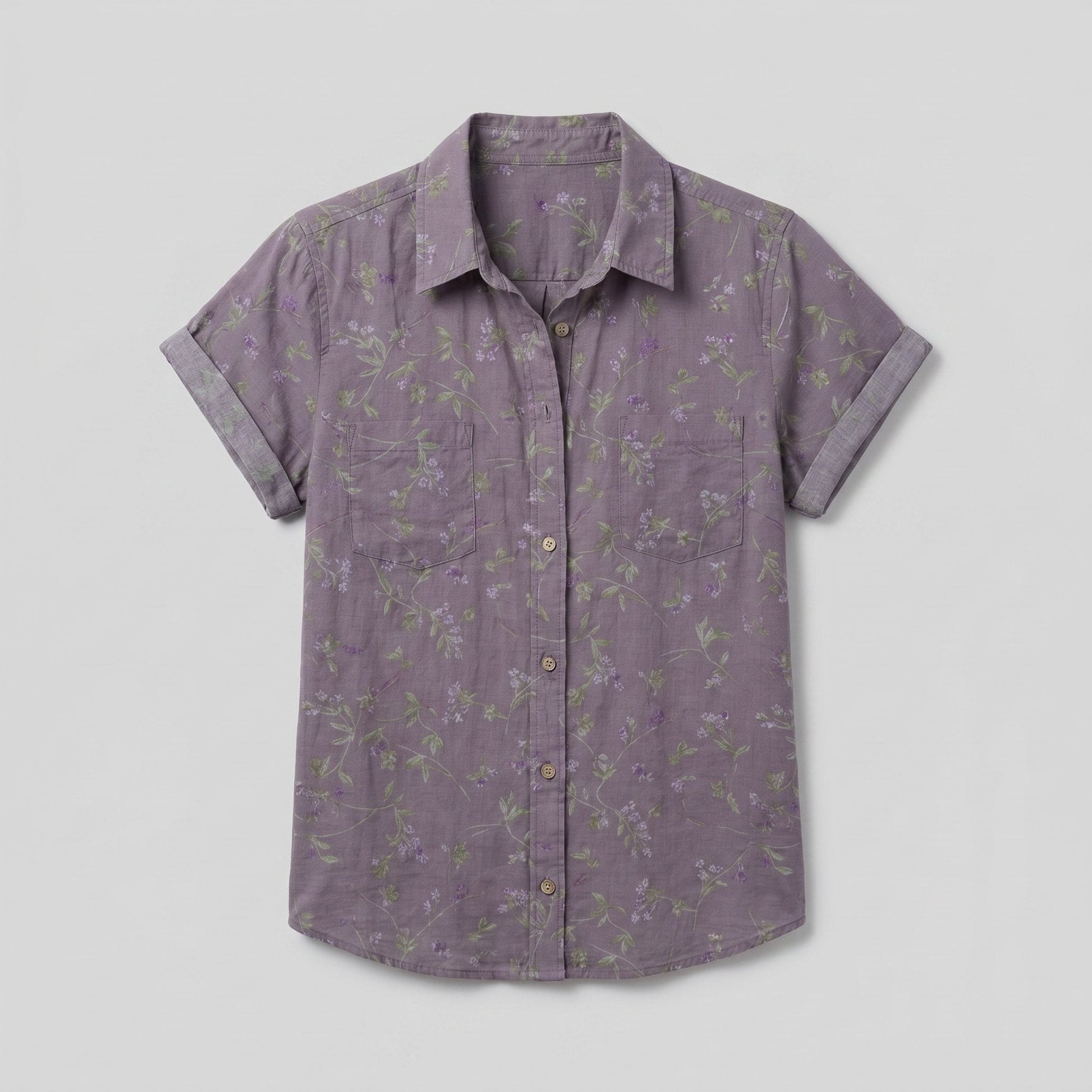 Fleur | Vintage Blouse Floral Print, Lightweight Summer Top for Women 3