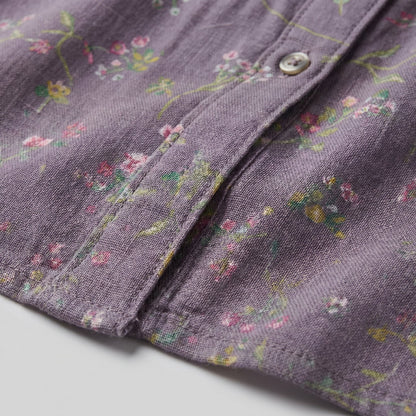 Fleur | Vintage Blouse Floral Print, Lightweight Summer Top for Women 4