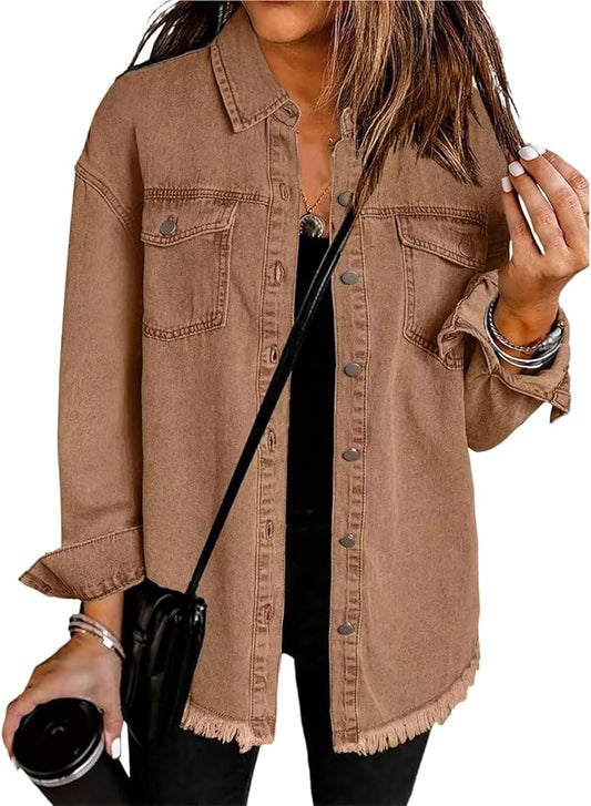 Gabriel Denim Jacket - Classic Fit Soft Durable Layering Piece for Effortless Style 0