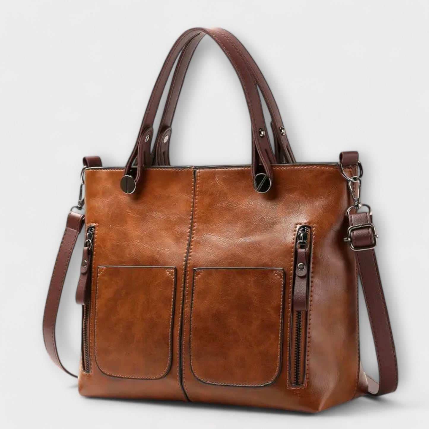 Gianna Boutique - Elegant PU Leather Handbag with Spacious Interior 0
