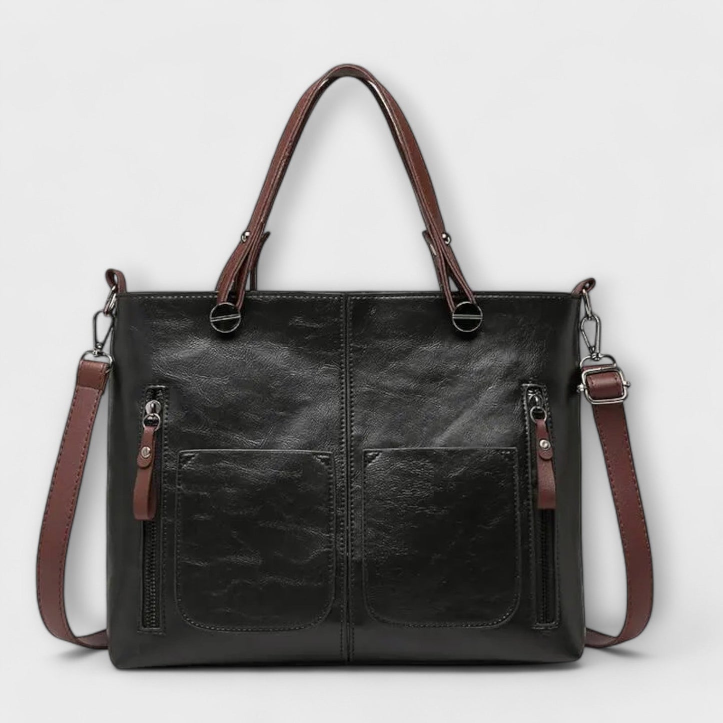 Gianna Boutique - Elegant PU Leather Handbag with Spacious Interior 2