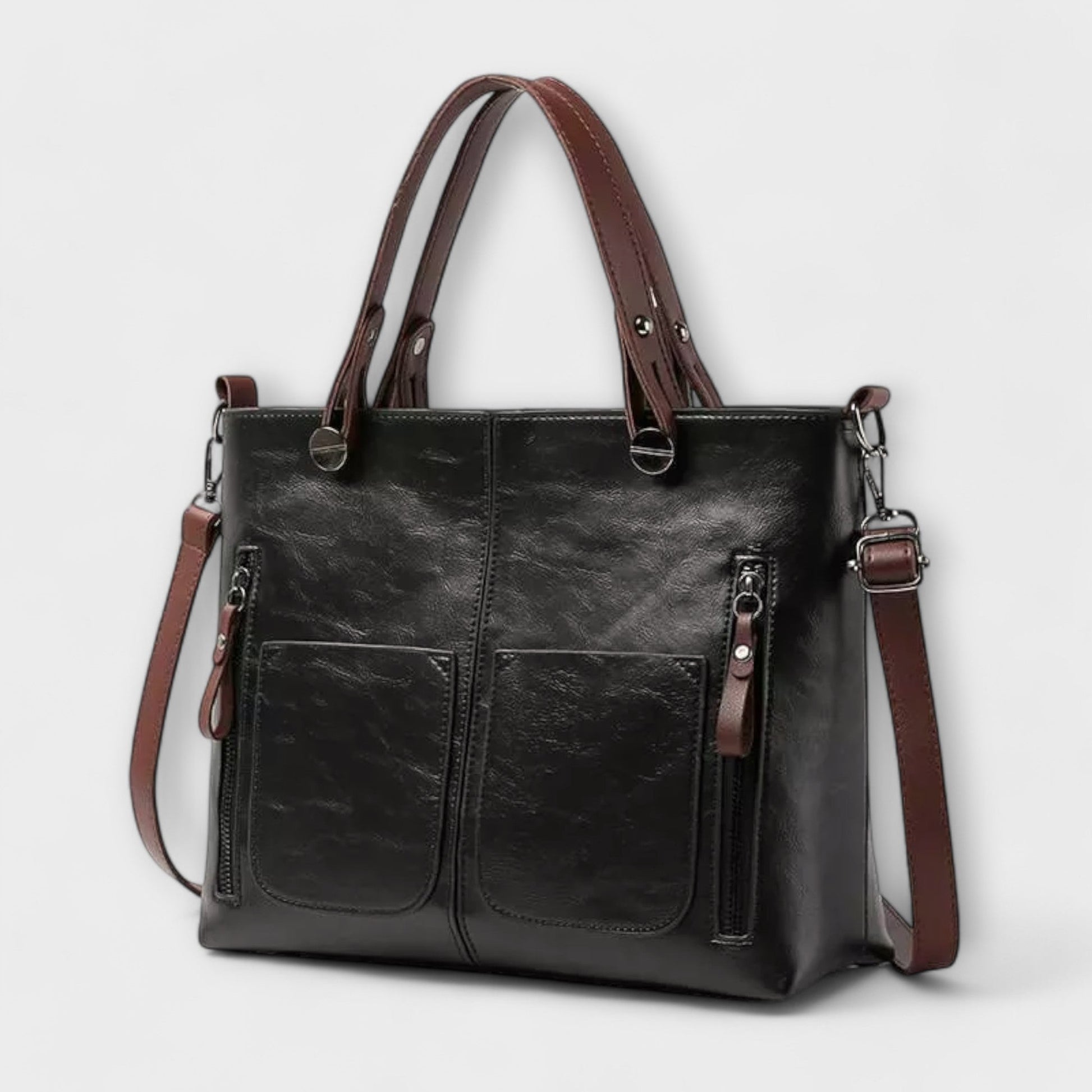Gianna Boutique - Elegant PU Leather Handbag with Spacious Interior 8