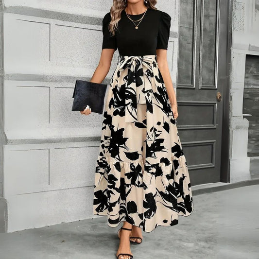 Hannah Collection | Floral Maxi Dress with A-Line Silhouette | Effortless Style for Any Occasion 0