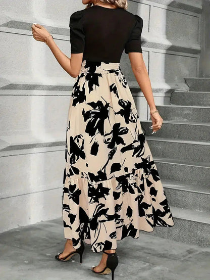 Hannah Collection | Floral Maxi Dress with A-Line Silhouette | Effortless Style for Any Occasion 1