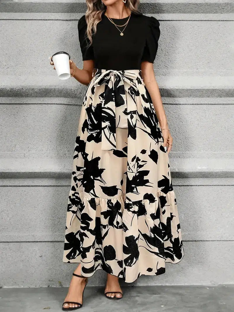 Hannah Collection | Floral Maxi Dress with A-Line Silhouette | Effortless Style for Any Occasion 2