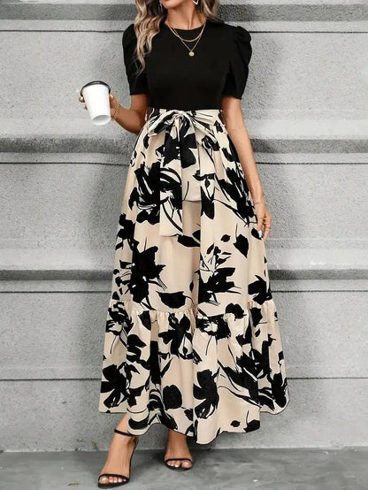 Hannah Collection | Floral Maxi Dress with A-Line Silhouette | Effortless Style for Any Occasion 2