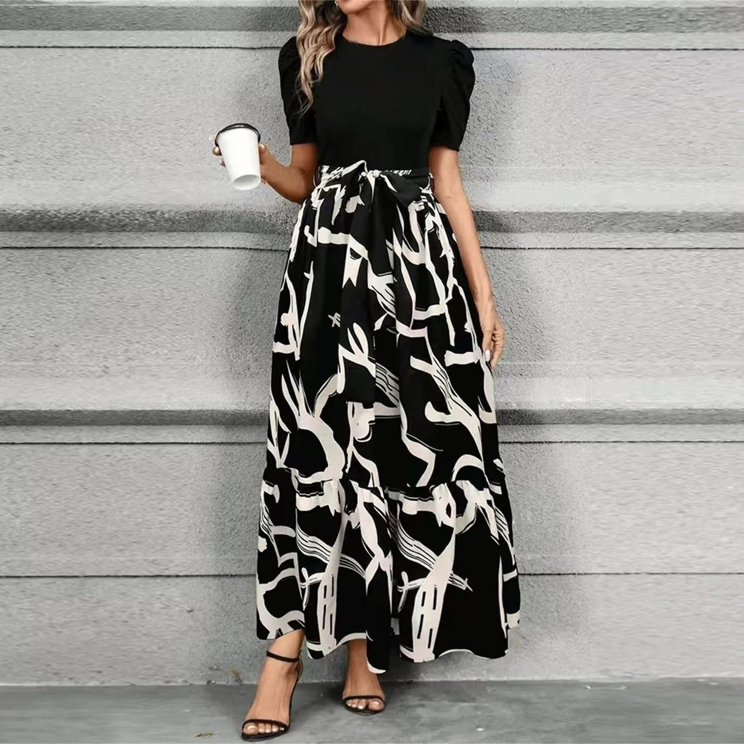 Hannah Collection | Floral Maxi Dress with A-Line Silhouette | Effortless Style for Any Occasion 4
