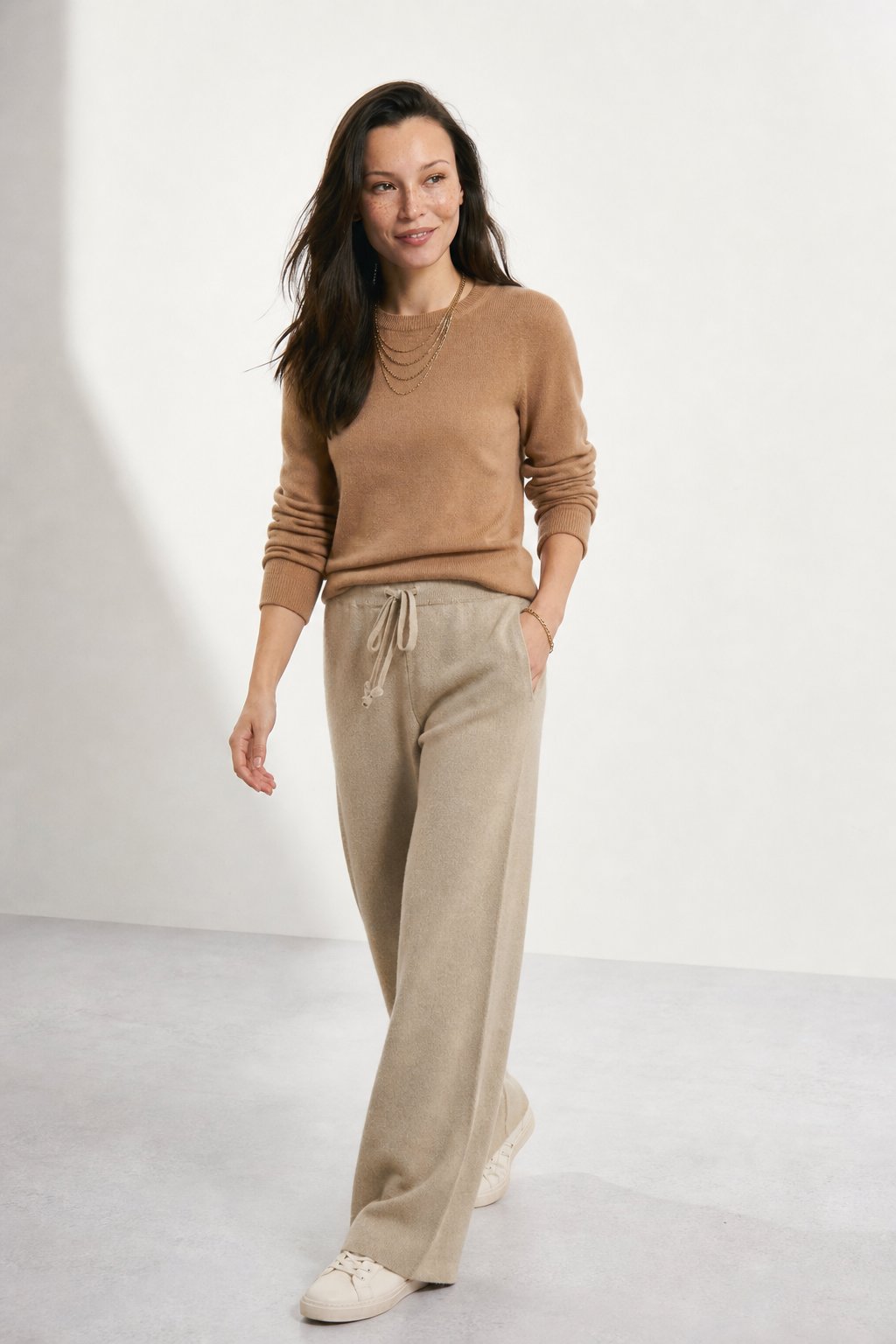 Hässleholm Sweats High-Waist Loose Fit Pants with Adjustable Elastic Waist and Warm Fabric Blend 6