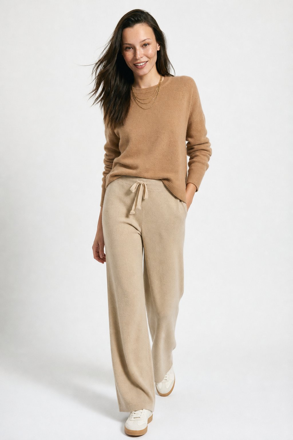 Hässleholm Sweats High-Waist Loose Fit Pants with Adjustable Elastic Waist and Warm Fabric Blend 7