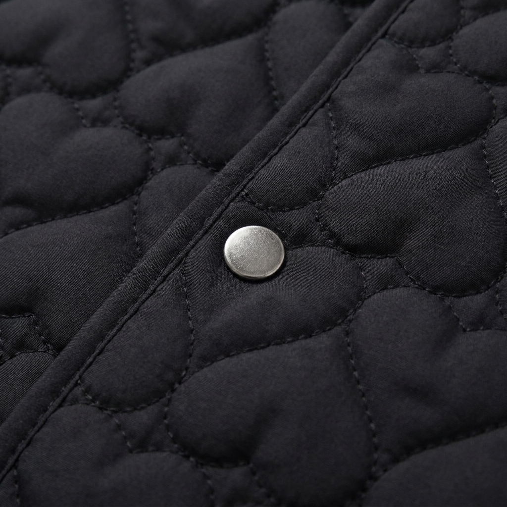 Haven Quilted Jacket - Lightweight Heart Pattern for Cozy Autumn Layering 5