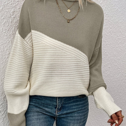 Helene women's color block sweater