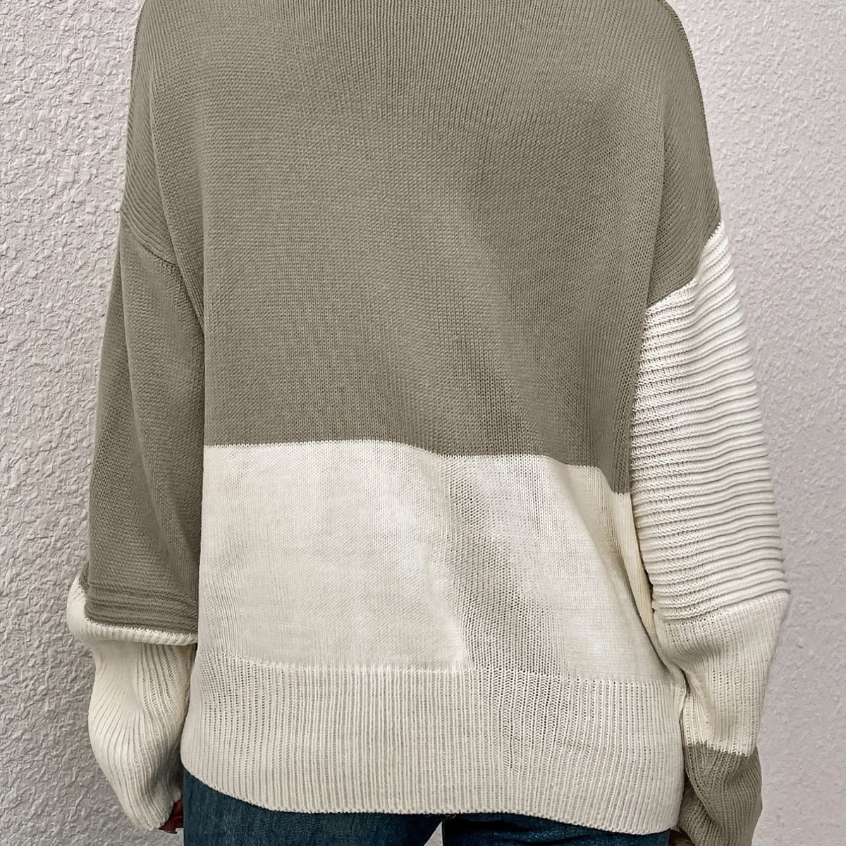 Helene women's color block sweater