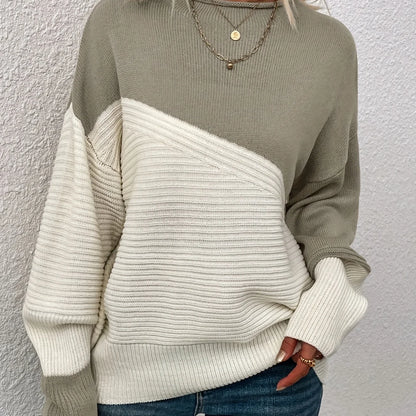 Helene women's color block sweater