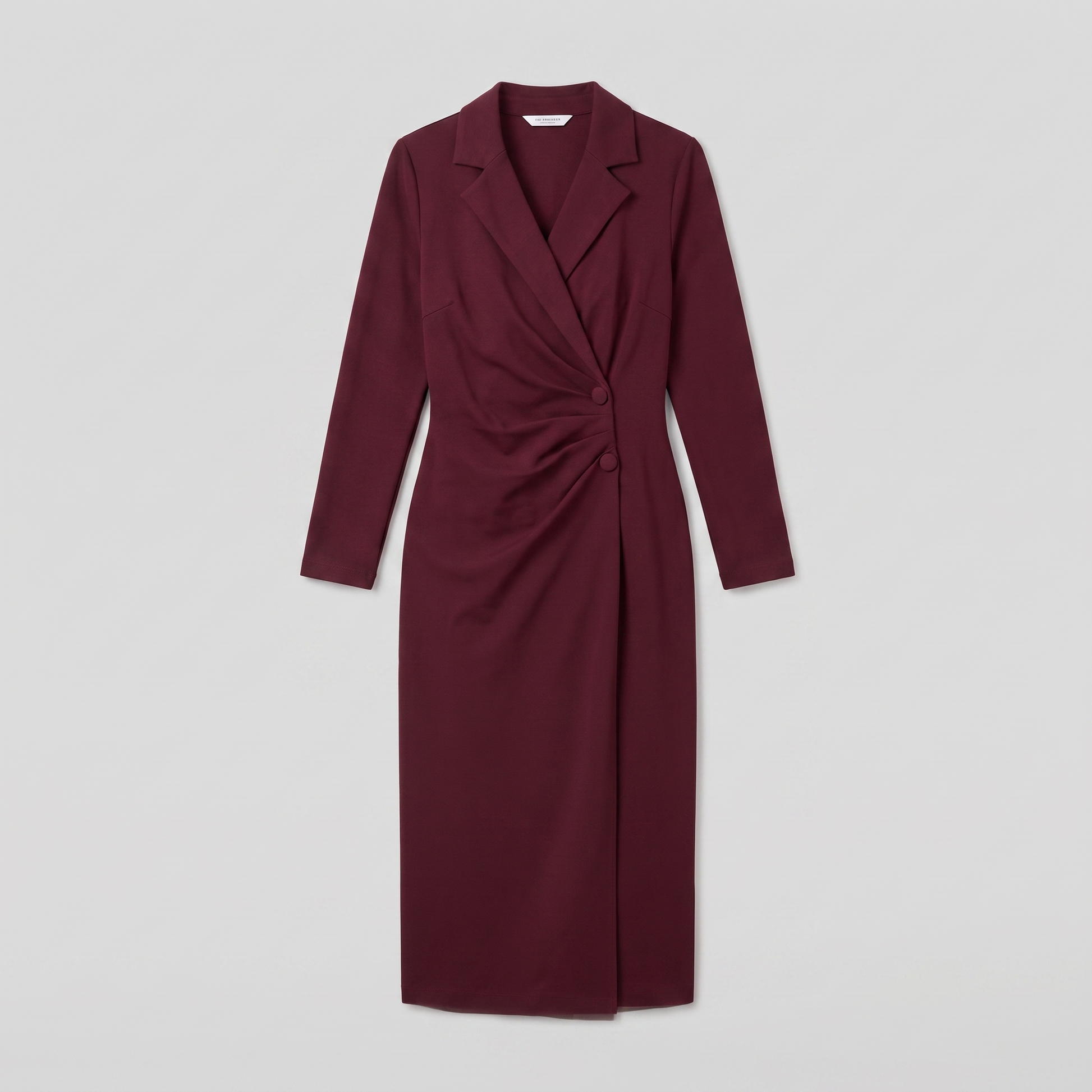 Isla Wrap Midi Dress - V-Neck Tie Waist Cocktail & Wedding Guest Dress 3