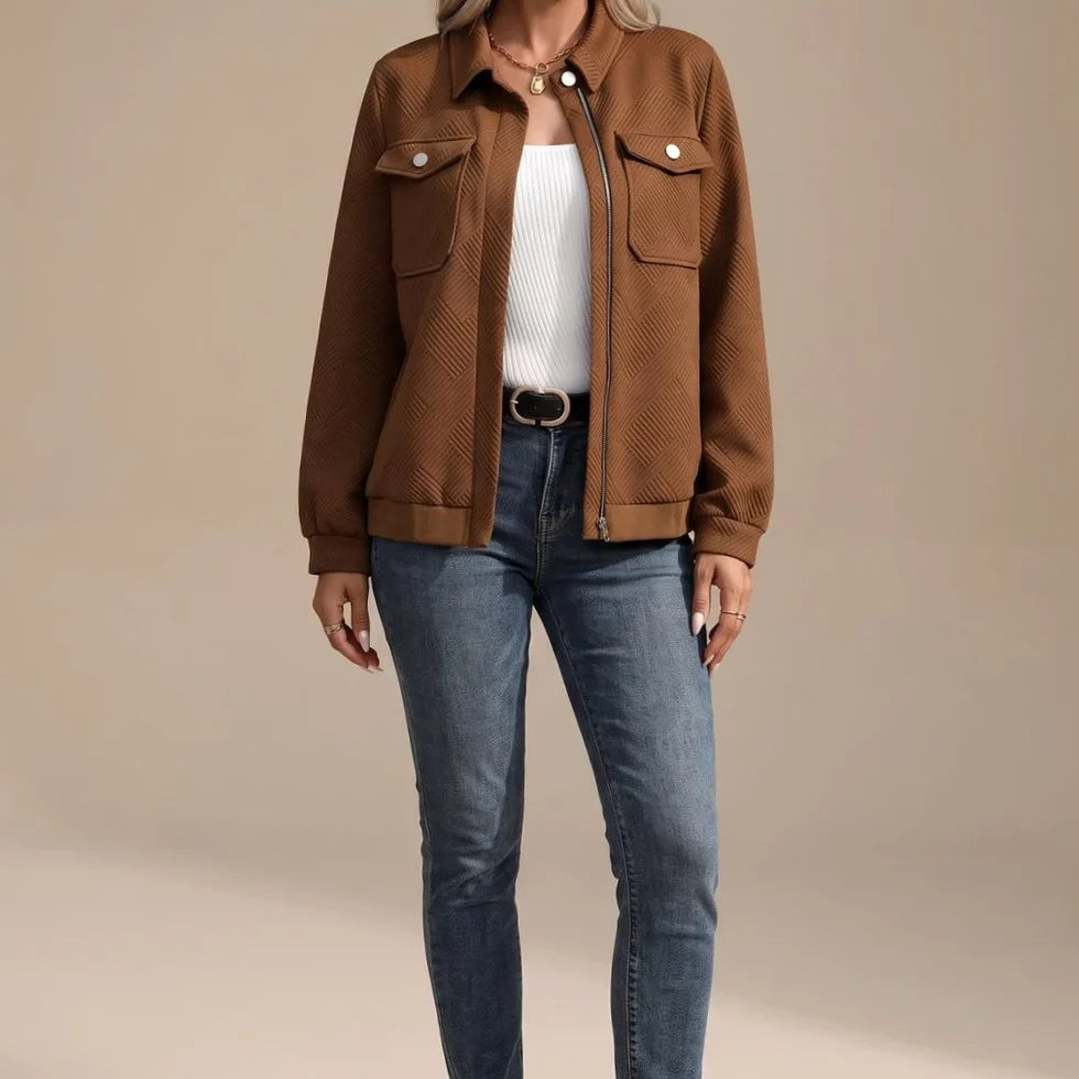 Isla women's quilted bomber jacket