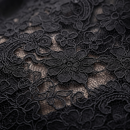 Isolde Lace Blouse - High Neck Floral Long Sleeve Top with Slim Fit 5