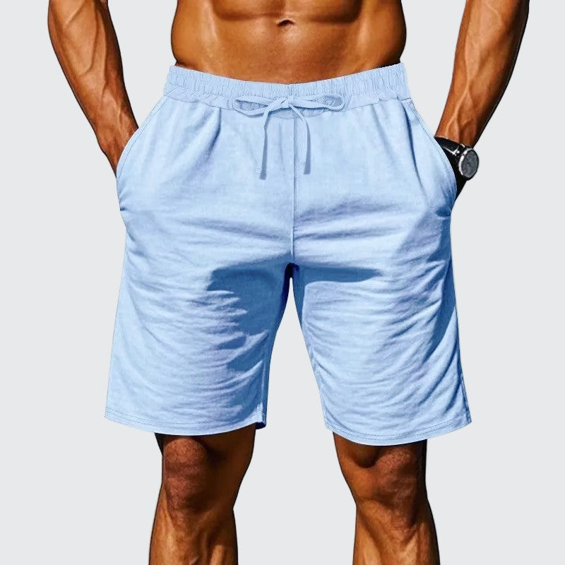 Jacob Relaxed Drawstring Cotton Lounge Shorts - Soft, Breathable Comfort 4