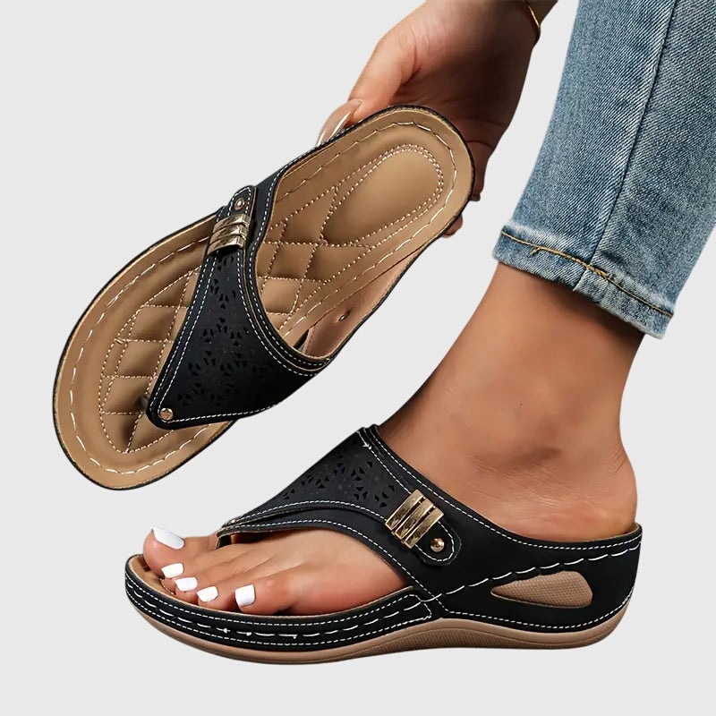 Kaylie Orthopedic Sandals - Ergonomic Support with Stable Wedge Sole