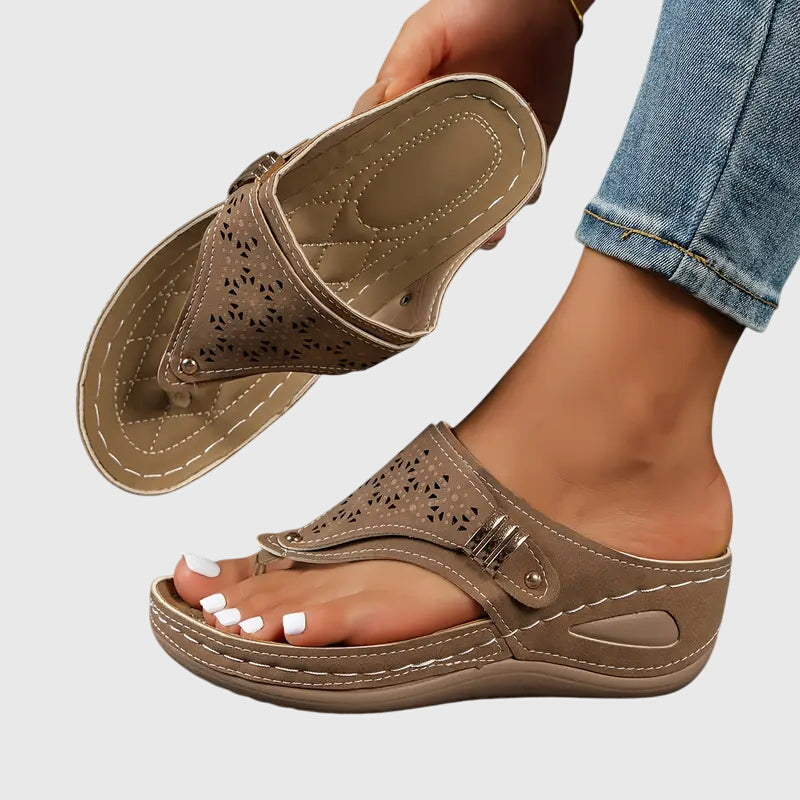 Kaylie Orthopedic Sandals - Ergonomic Support with Stable Wedge Sole 1