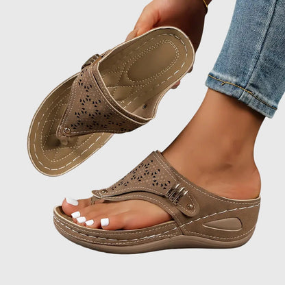 Kaylie Orthopedic Sandals - Ergonomic Support with Stable Wedge Sole 1