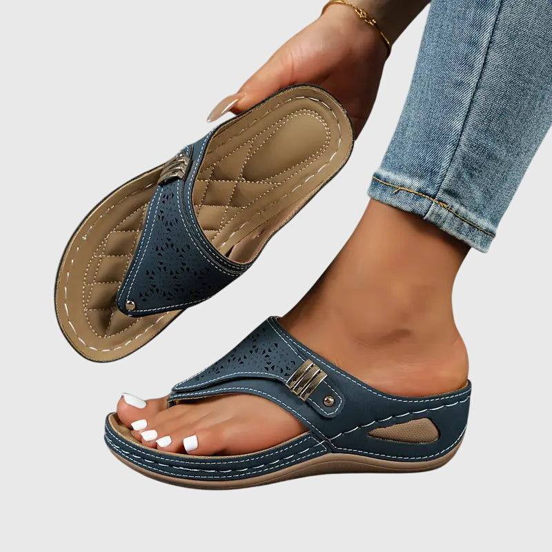 Kaylie Orthopedic Sandals - Ergonomic Support with Stable Wedge Sole 2