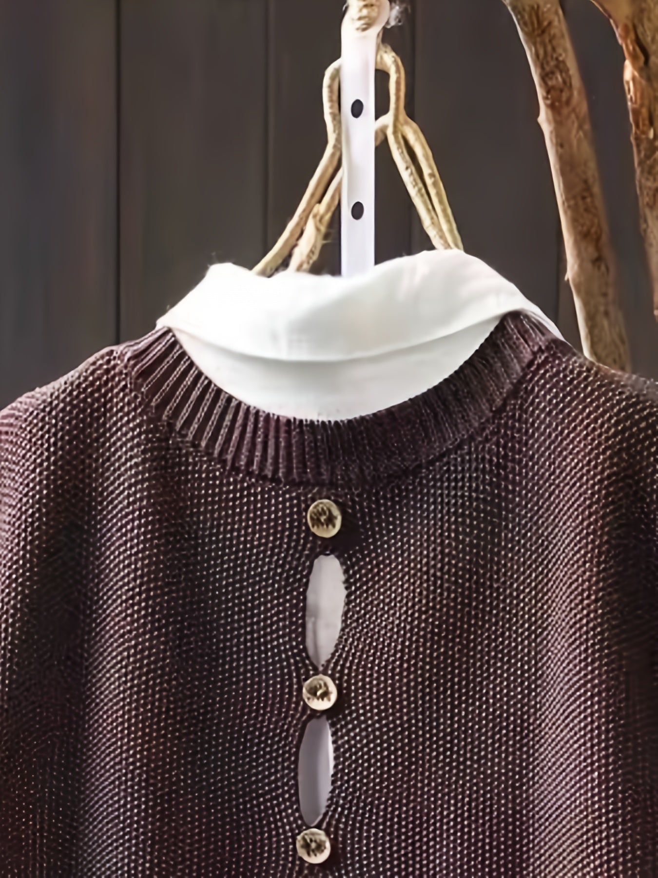 Knit Sweater Vest Set With Button-Down Shirt - Relaxed Fit Layered Look 5