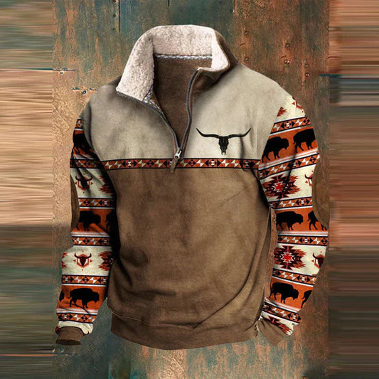 Levi - Modern Zip-Up Sweater in Soft Breathable Fabric for Versatile Style 1